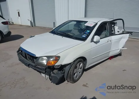 2009 Kia Spectra Lx from USA, damaged, VIN KNAFE221795602663